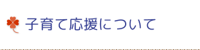 子育て応援について